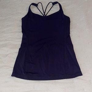 Lululemon tank top with built in bra